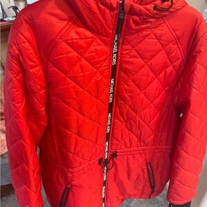 Michael Kors Vibrant Red Outerwear